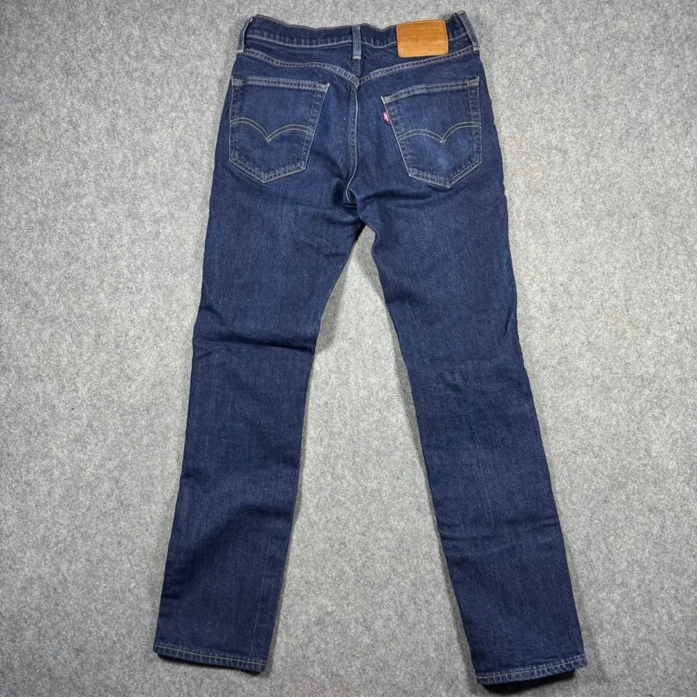 Levis Premium 511 Slim Fit Jeans Mens Fits 28x29 Dark‎ Indigo Denim Blue Stretch